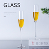 Copa de vidrio de alta calidad de lujo para vino de champán