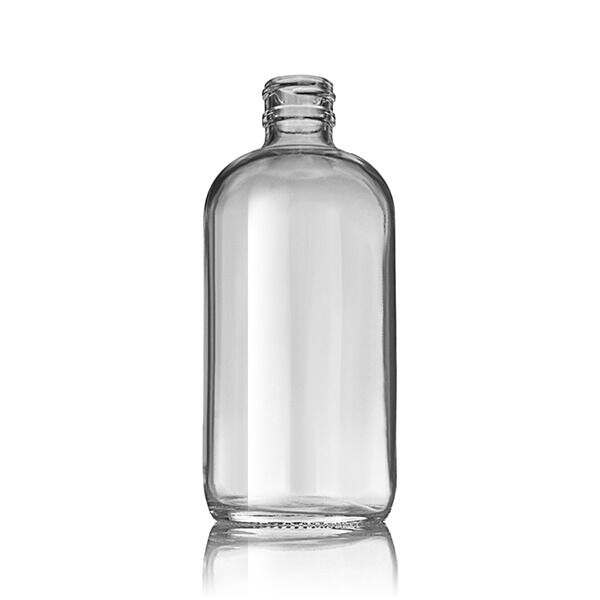 Botellas Boston de vidrio ámbar de 500 ml para uso químico de pesticidas