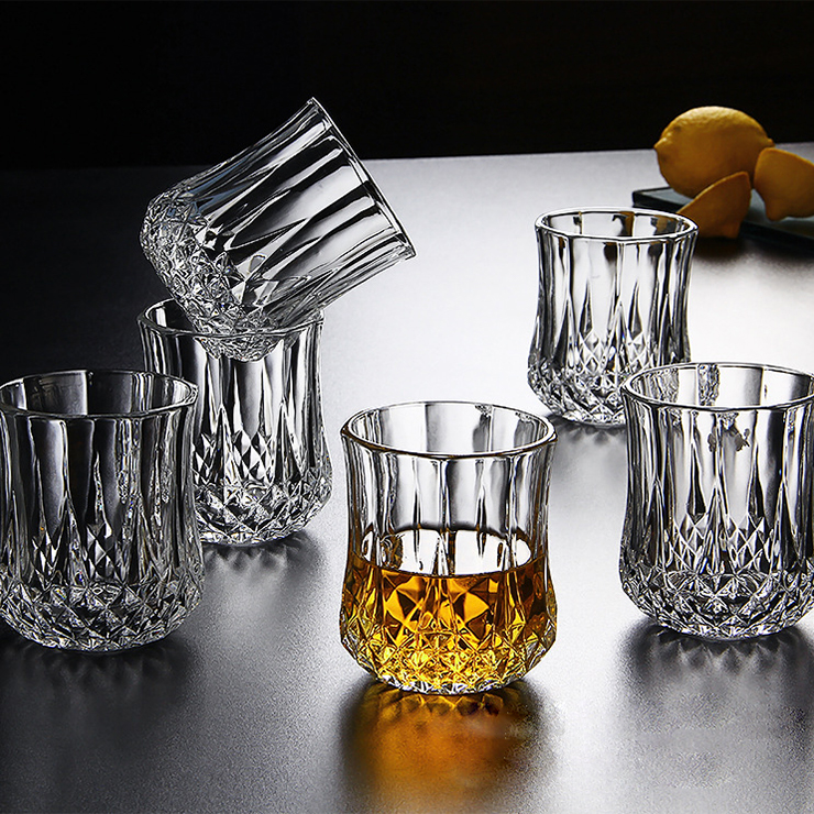 Vasos de licor para beber de vidrio de 230 ml para vodka de whisky
