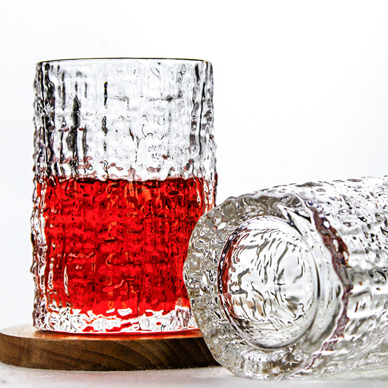Vasos de agua de vaso de cristal de Drinkware 350ml con diseño único