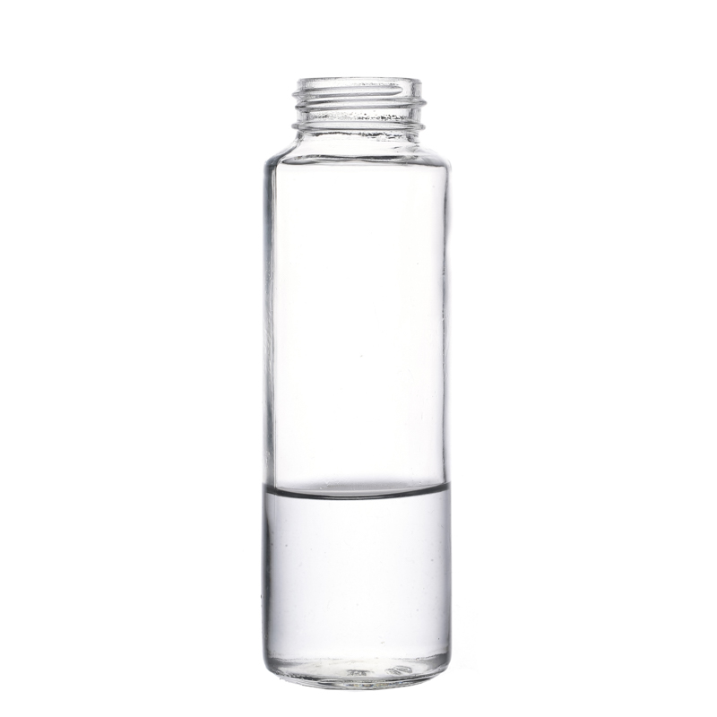 Botellas de agua de vidrio para bebidas de 350 ml Botellas de agua portátiles transparentes